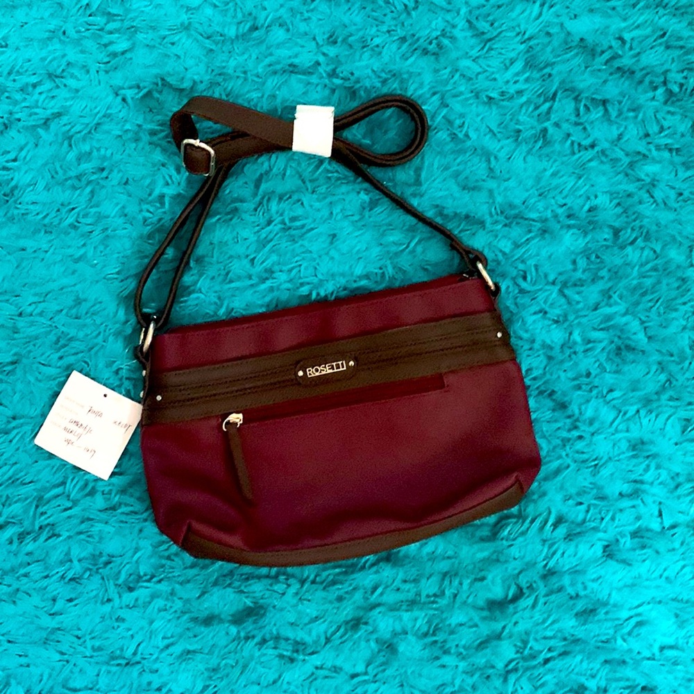 ‼️🎈Rossetti maroon crossbody purse.